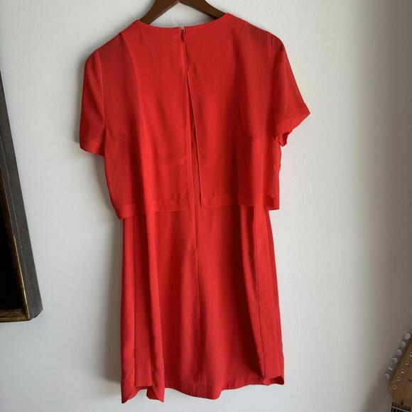 BCBG Mini Coral Red Dress - Size S - Picture 3 of 7